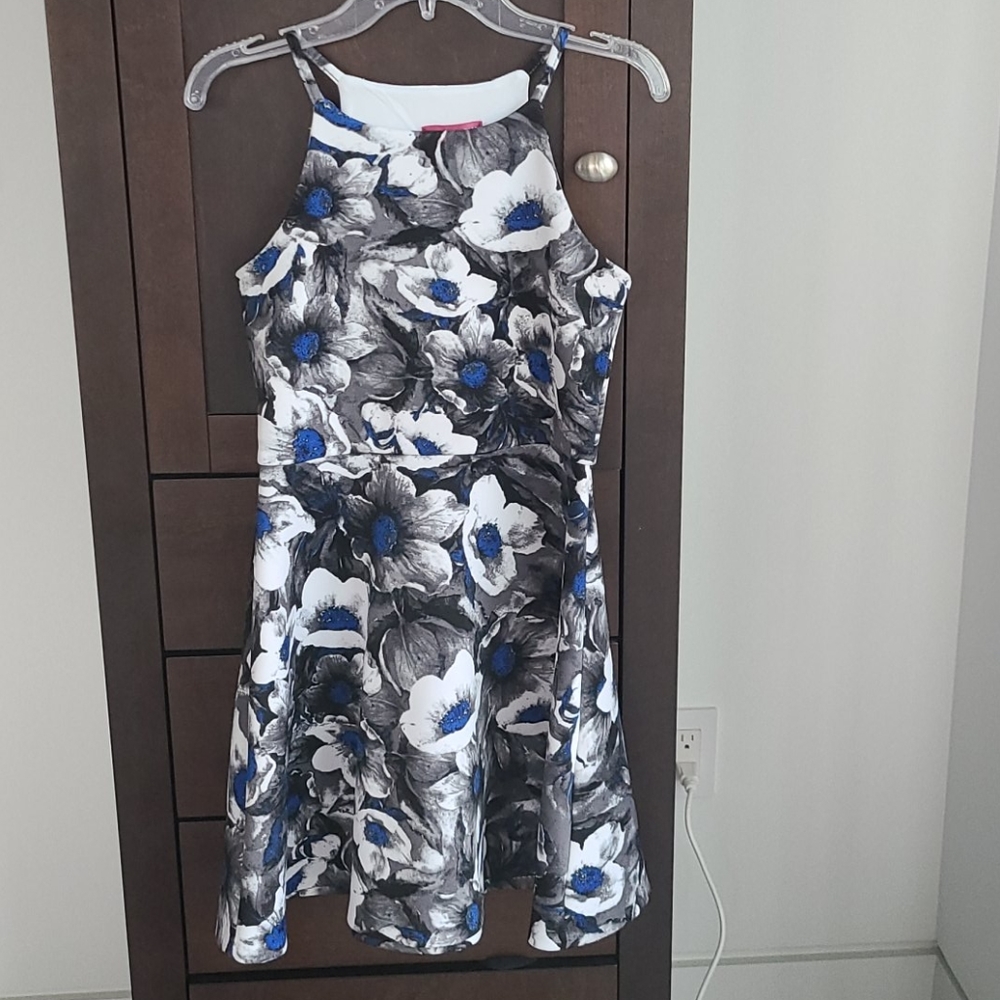 Aqua dress for girls